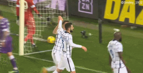 Soccer Player Jumping in Air Laz vs Int