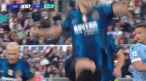 Soccer Player Jumping Laz vs Int