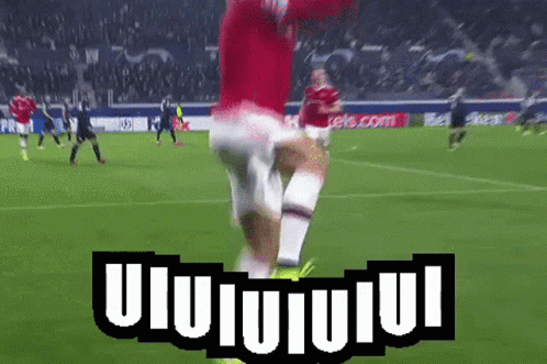 Soccer Player Kicking Ball with UIUIUIUI