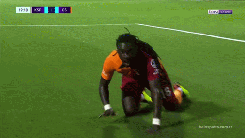Soccer Player Kneeling Bein Sports Match GIF