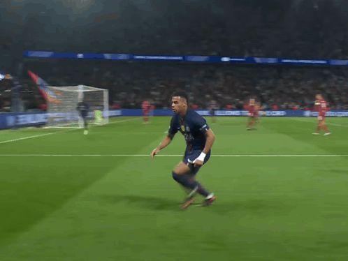 Soccer Player Kneeling In Qatar Shirt GIF