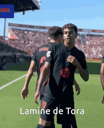 Soccer Player Lamine De Tora