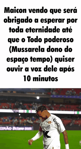 Soccer Player Maicon Waiting