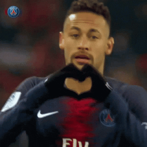 Soccer Player Making Heart Shape