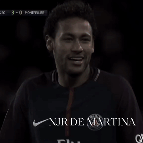 Soccer Player Njr De Martina Standing