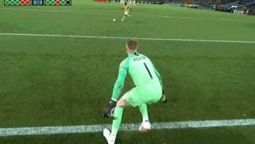 Soccer Player Number 1 Kneeling