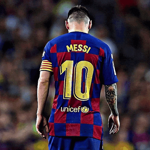 Soccer Player Number 10 in Front of Crowd