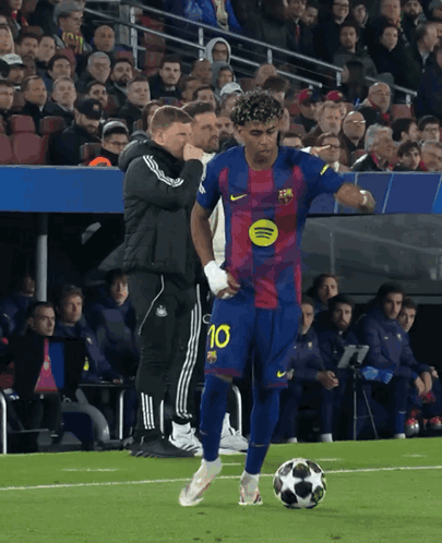 Soccer Player Number 10 Kicking Ball GIF