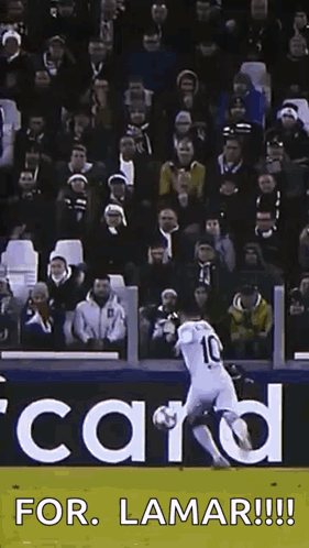 Soccer Player Number 10 Kicking Ball GIF