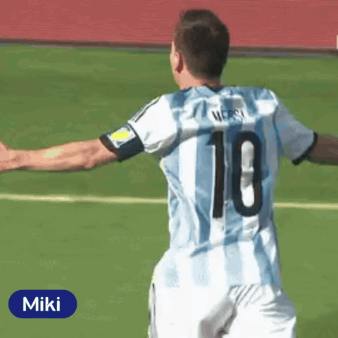 Soccer Player Number 10 on Back