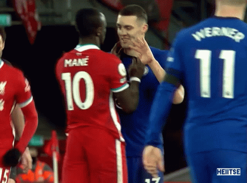 Soccer Player Number 10 Talking To Another GIF
