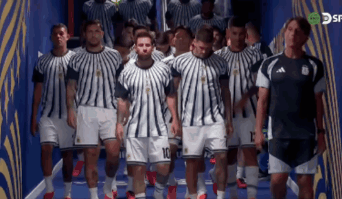 Soccer Player Number 10 Walking