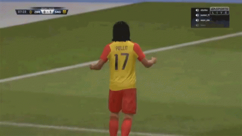 Soccer Player Number 17 GIF