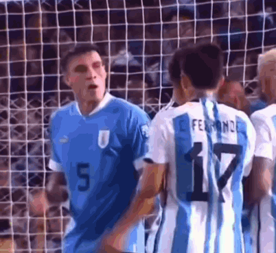 Soccer Player Number 17 Talking to Another Player