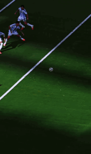 Soccer Player Number 18 Jumping in Air