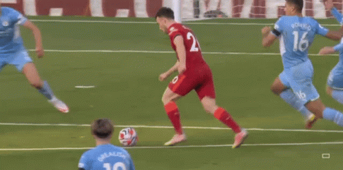 Soccer Player Number 20 Kicking Ball GIF