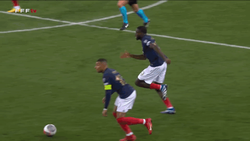 Soccer Player Number 23 Dives for Goal