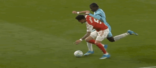 Soccer Player Number 6 Trying To Get Ball GIF