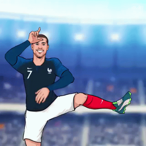Soccer Player Number 7 GIF