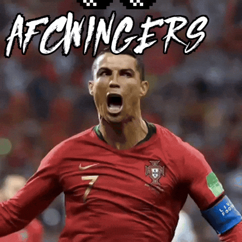 Soccer Player Number 7 Screaming GIF