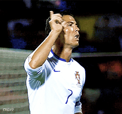 Soccer Player Number 7 Thumbs Up