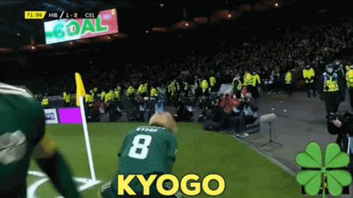 Soccer Player Number 8 Kneeling GIF