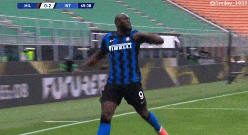 Soccer Player Number 9 GIF