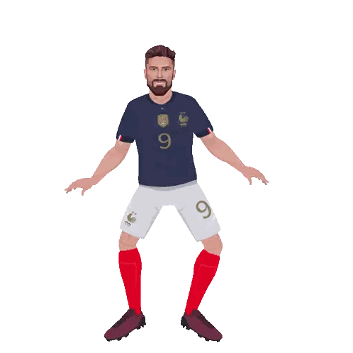 Soccer Player Number 9 Poster