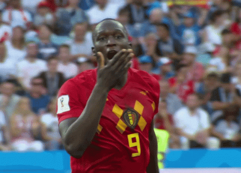 Soccer Player Number 9 GIF