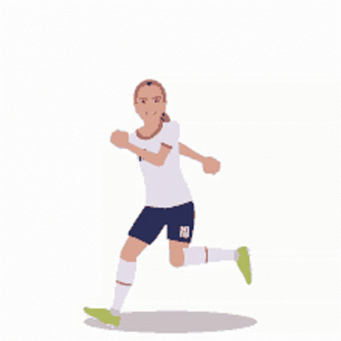 Soccer Player Running GIF