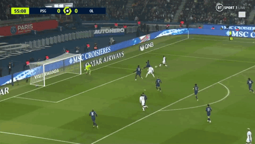 Soccer Player Running in Front of MSC Cruises Ad