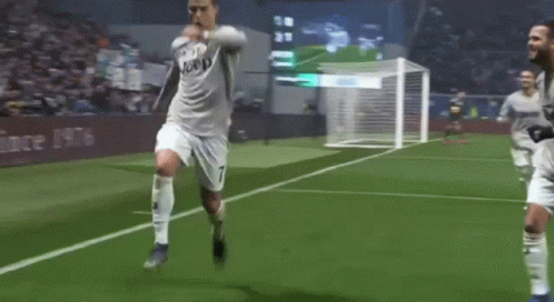 Soccer Player Running In Jeep Jersey GIF