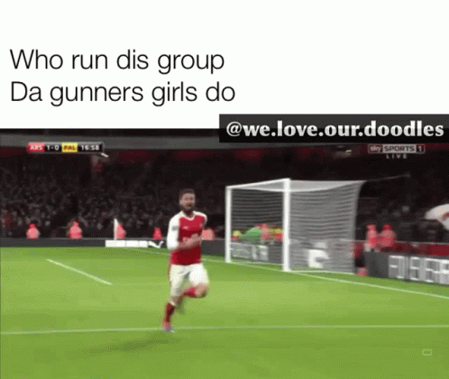 Soccer Player Running with Who Run Dis Group