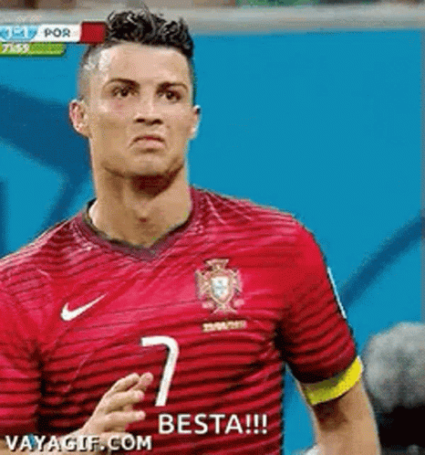 Soccer Player Saying How Are You Today