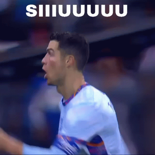 Soccer Player Saying Siiiuuuuuuu