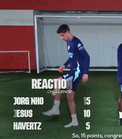 Soccer Player Standing on Field Reaction Challenge
