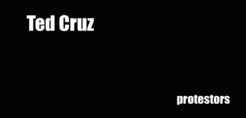 Soccer Player Ted Cruz Standing Next to Protester