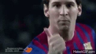 Soccer Player Thumbs Up