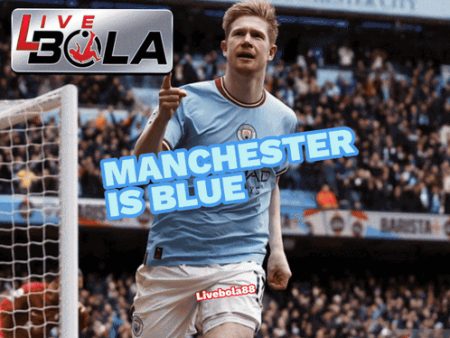 Soccer Player Thumbs Up Manchester Is Blue GIF