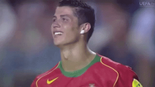 Soccer Player Tongue Out Eyes Closed
