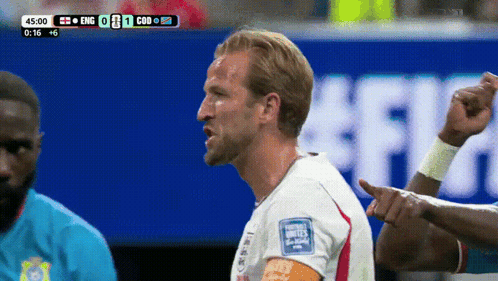 Soccer Player Wearing A Shirt That Says World United Soccer On It GIF