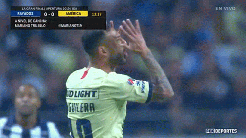 Soccer Player Wearing Bud Light Jersey