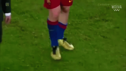 Soccer Player Wearing Jersey Number 3 GIF