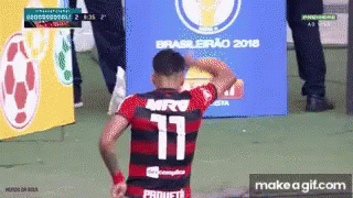 Soccer Player Wearing Number 11 Jersey