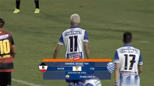 Soccer Player Wearing Number 11 Jersey