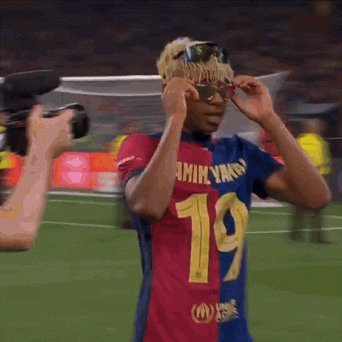 Soccer Player Wearing Sunglasses Number 19