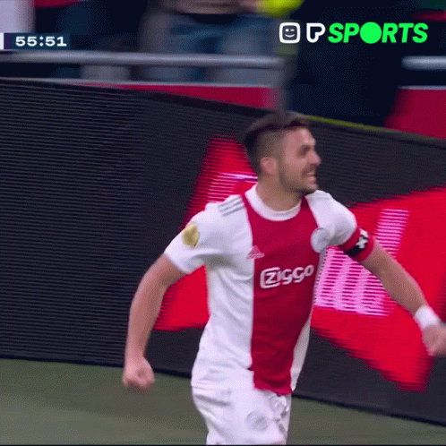 Soccer Player Wearing Ziggo Jersey
