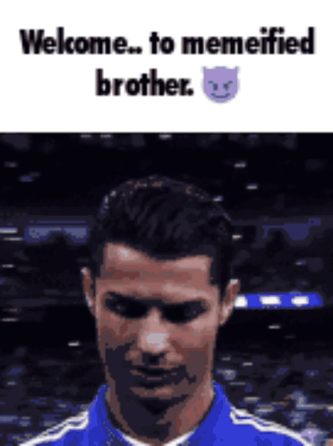 Soccer Player Welcome to Memeified Brother