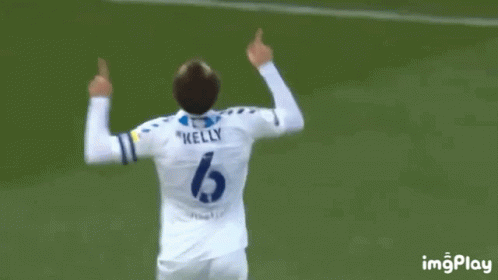 Soccer Player White Jersey Number 6 Running GIF