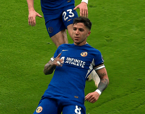 Soccer Player with 23 on Shorts Running